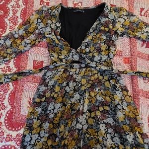 Abercrombie & Fitch floral wrap dress